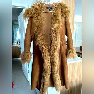 Donna Salyers Fabulous Furs Longline Coat